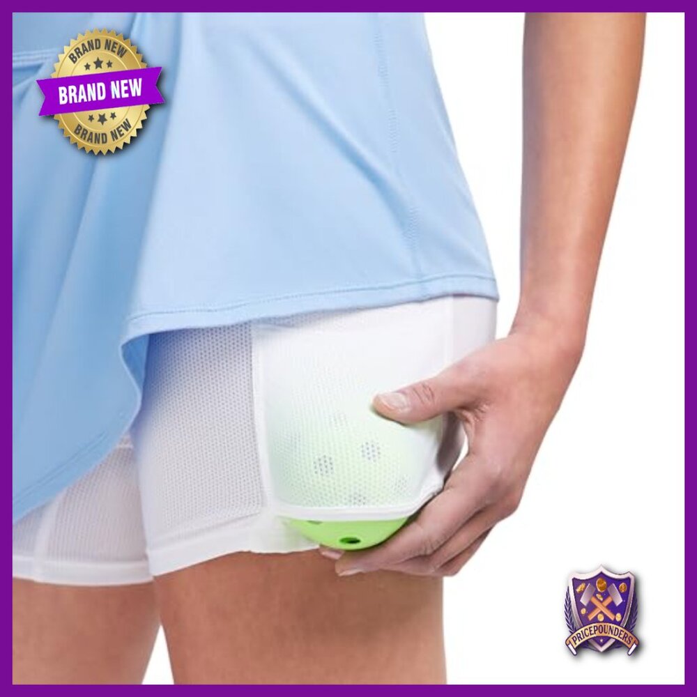 Performance Stretch Pleated Skort With Built-In S… - image 3